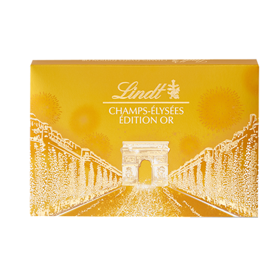 Boîte Lindt Champs-Elysées Gold (469gr) – Swiss Chocolates