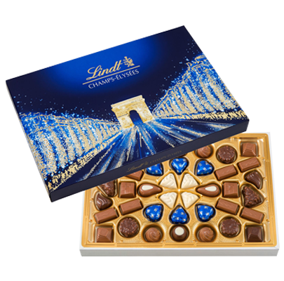 Boîte chocolats CHAMPS-ÉLYSÉES ASSORTI 237g, BOITE CADEAU CHAMPS-ÉLYSÉES