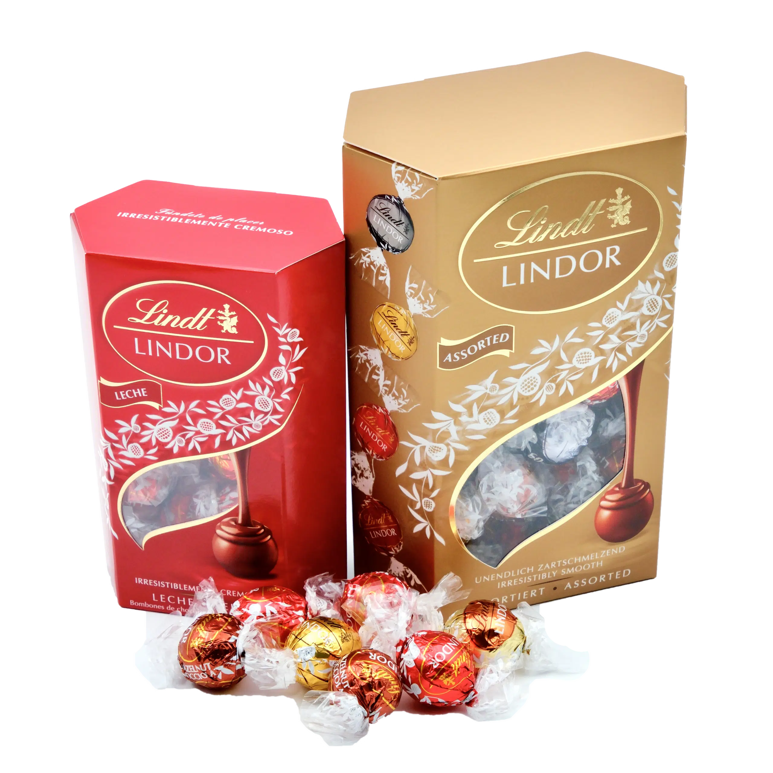 Truffes LINDOR au chocolat au lait et à la noisette de Lindt – Sachet (150  g) Sachet 150g 