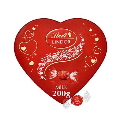 Coffret Cœur LINDOR Lait (200g)