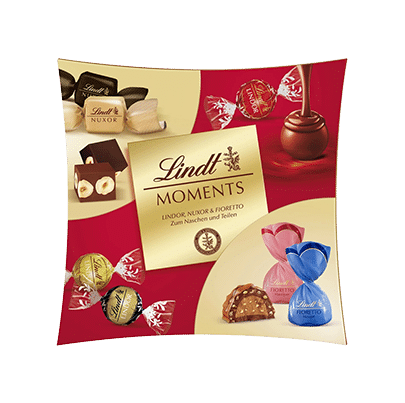 Lindt Moments – Coffret Assortiment Chocolats 200g – Cadeau Gourmand